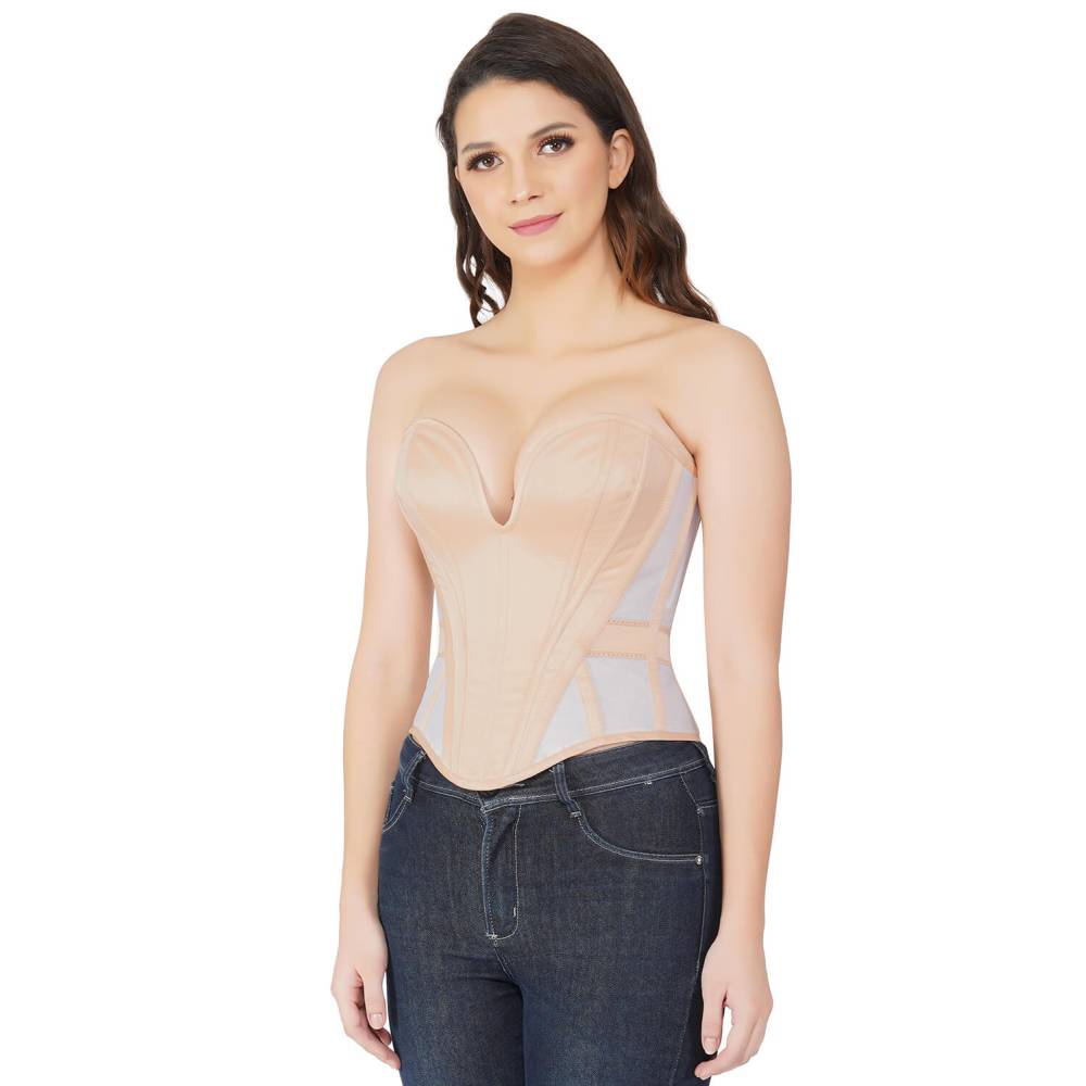 Attitude Corsets - Galilea Haut corset - Couleur de peau